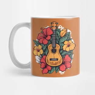 Hawaii Tropical Uke Ukulele Mug